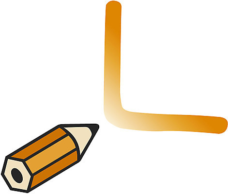 문자 교육 학용품 한글 필기구 자음 클립아트 픽토그램 니은 연필 컬러 기호 한글교육 교과목 글꼴 국내일러스트 일러스트