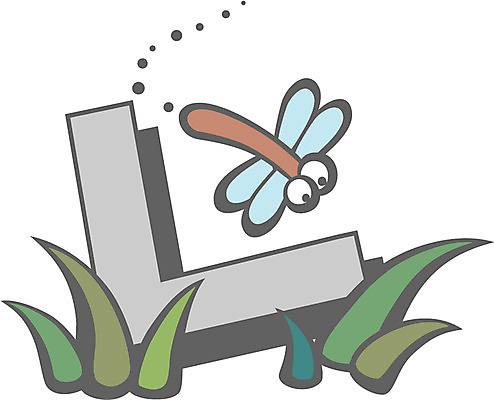 EPS 클립아트 문자 기호 일러스트 글꼴 교과목 한글 사람없음 픽토그램 가을 풀 잠자리 한글교육 니은 국내일러스트 식물 계절 교육 곤충 자음 파일형식 벡터