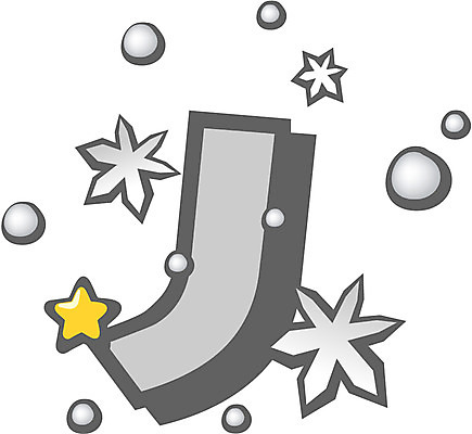 EPS 클립아트 문자 기호 알파벳 영어 별 겨울 일러스트 글꼴 사람없음 픽토그램 눈 눈송이 J 국내일러스트 자연요소 계절 날씨 눈_날씨 파일형식 벡터