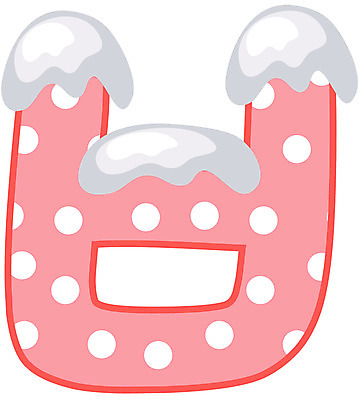 EPS 클립아트 문자 기호 분홍색 겨울 일러스트 글꼴 교과목 한글 사람없음 장식 픽토그램 눈 그림 한글교육 비읍 국내일러스트 자연요소 계절 교육 컬러 날씨 자음 파일형식 벡터