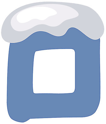 EPS 클립아트 문자 기호 겨울 일러스트 글꼴 교과목 한글 사람없음 장식 파란색 픽토그램 눈 그림 한글교육 미음_한글 국내일러스트 자연요소 계절 교육 컬러 날씨 자음 파일형식 벡터