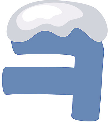 EPS 클립아트 문자 기호 겨울 일러스트 글꼴 교과목 한글 사람없음 장식 파란색 픽토그램 눈 그림 한글교육 키읔 국내일러스트 자연요소 계절 교육 컬러 날씨 자음 파일형식 벡터