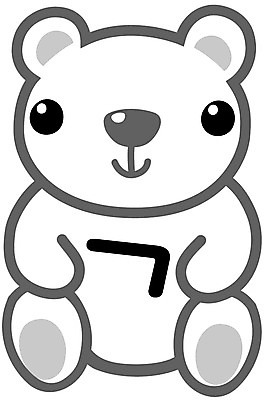 EPS 클립아트 문자 기호 일러스트 글꼴 곰 교과목 한글 사람없음 픽토그램 곰인형 한글교육 기역 국내일러스트 동물 교육 인형 포유류 자음 파일형식 벡터