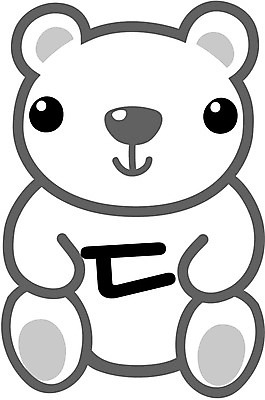 EPS 클립아트 문자 기호 일러스트 글꼴 곰 교과목 한글 사람없음 픽토그램 곰인형 한글교육 디귿 국내일러스트 동물 교육 인형 포유류 자음 파일형식 벡터