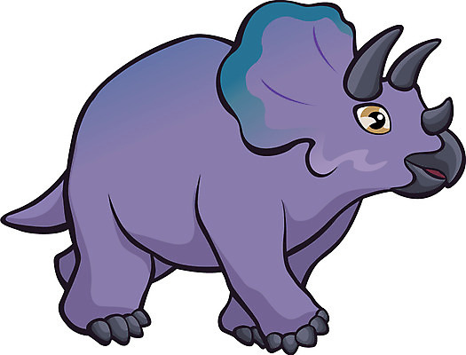 EPS 동물 척추동물 캐릭터 한마리 동물캐릭터 일러스트 파충류 뿔 사람없음 공룡 공룡캐릭터 멸종 멸종위기동물 트리케라톱스 일러캐릭터 멸종위기종 1 초식공룡 파일형식 벡터