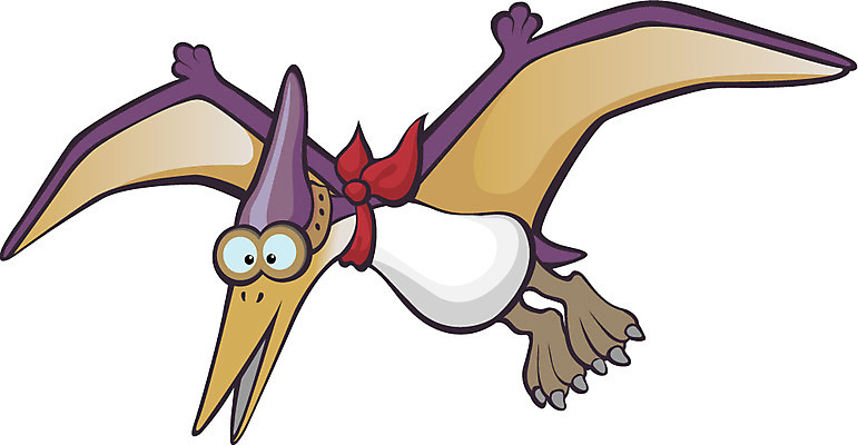 EPS 동물 척추동물 캐릭터 한마리 동물캐릭터 날개 일러스트 파충류 사람없음 스카프 비행 공룡 공룡캐릭터 멸종 멸종위기동물 익룡 프테라노돈 일러캐릭터 멸종위기종 1 목도리 파일형식 벡터