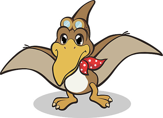 EPS 동물 척추동물 캐릭터 한마리 동물캐릭터 일러스트 파충류 사람없음 공룡 공룡캐릭터 멸종 멸종위기동물 빨간스카프 익룡 프테라노돈 일러캐릭터 멸종위기종 1 파일형식 벡터