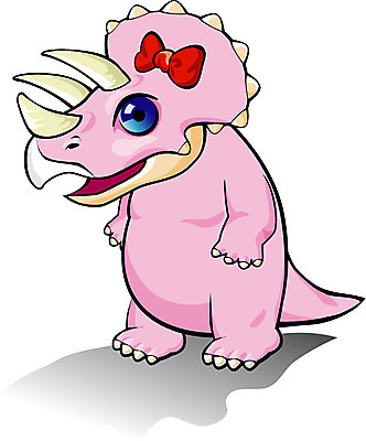 EPS 클립아트 동물 척추동물 캐릭터 동물캐릭터 일러스트 파충류 사람없음 공룡 공룡캐릭터 초식 트리케라톱스 일러캐릭터 초식공룡 파일형식 벡터