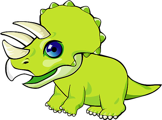 EPS 클립아트 동물 척추동물 캐릭터 동물캐릭터 일러스트 파충류 사람없음 공룡 공룡캐릭터 초식 트리케라톱스 일러캐릭터 초식공룡 파일형식 벡터
