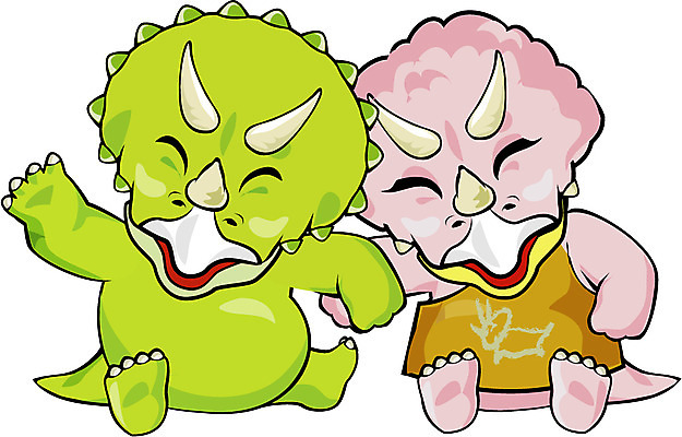 EPS 클립아트 동물 척추동물 캐릭터 커플 행복 동물캐릭터 일러스트 파충류 사랑 사람없음 공룡 공룡캐릭터 초식 트리케라톱스 일러캐릭터 감정 관계 초식공룡 파일형식 벡터