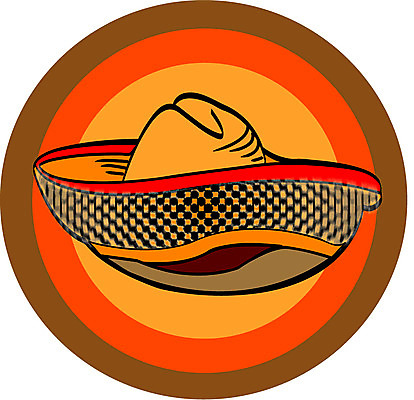 EPS 클립아트 모자 잡화 옷 일러스트 사람없음 카우보이모자 국내일러스트 모자_잡화 파일형식 벡터