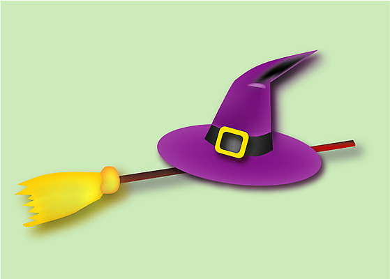 EPS 클립아트 모자 전통 잡화 명절 기념일 일러스트 사람없음 축제 고깔모자 할로윈 빗자루 마녀모자 마법빗자루 요술모자 국내일러스트 모자_잡화 이벤트 청소도구 파일형식 벡터