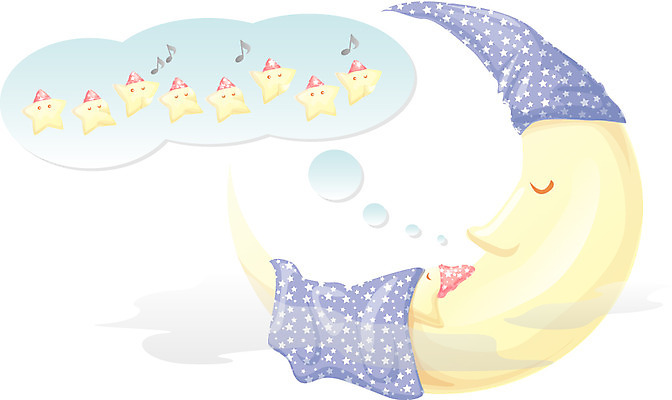 EPS 자연요소 클립아트 캐릭터 모자 별 일러스트 밤하늘 사람없음 꿈 달 춤 잠 수면 담요 별님 일러캐릭터 잡화 하늘 문화예술 물 야간 파일형식 벡터
