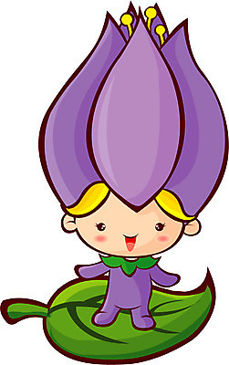 EPS 식물 캐릭터 꽃 일러스트 상상 요정 꽃봉오리 꽃캐릭터 꽃의요정 가상인물 일러캐릭터 파일형식 벡터