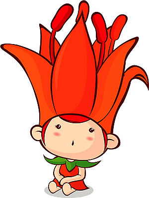 EPS 식물 캐릭터 꽃 일러스트 여름꽃 자연 요정 백합 꽃캐릭터 꽃의요정 일러캐릭터 생태계 파일형식 벡터 여름_계절