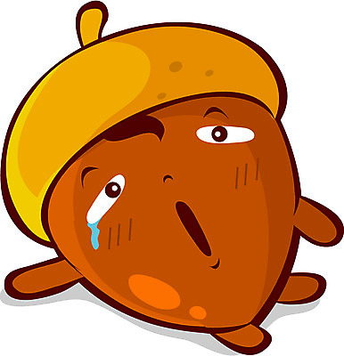 EPS 식물 캐릭터 열매 일러스트 사람없음 견과류 눈물 특산물 음식캐릭터 도토리 견과류캐릭터 도토리캐릭터 일러캐릭터 감정 음식 파일형식 벡터