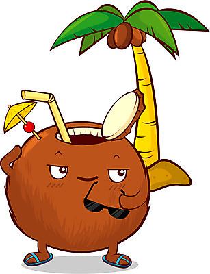 EPS 나무 식물 캐릭터 과일 일러스트 사람없음 야자수 과일캐릭터 코코넛 코코넛주스 코코넛캐릭터 일러캐릭터 주스 파일형식 벡터