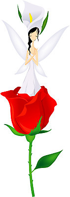 EPS 식물 캐릭터 여자 꽃 일러스트 여름꽃 상상 자연 요정 사람 장미 백합 상상캐릭터 식물캐릭터 꽃캐릭터 꽃의요정 여자만 국내일러스트 일러캐릭터 생태계 파일형식 벡터 여름_계절