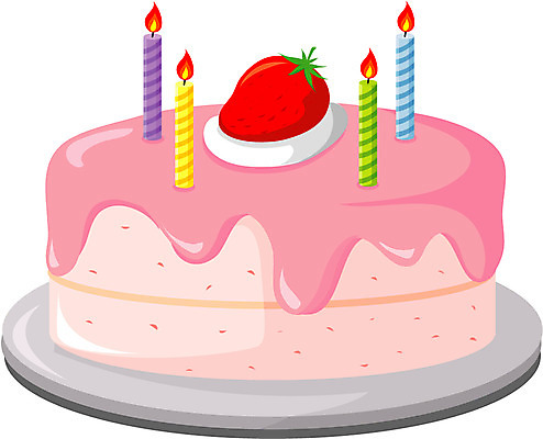 빵 일러스트 초 촛불 딸기 디저트 케이크 생일 생일케이크 딸기케이크 생크림케이크 국내일러스트 기념일 음식 과일