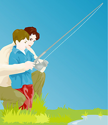 EPS 웰빙 남자 아들 어린이 스포츠 일러스트 하늘 레저 낚시 휴가 휴식 사람 취미 야외 두명 레포츠 연못 아빠 레저생활 부자지간 남자만 국내일러스트 컨셉 가족 파일형식 벡터