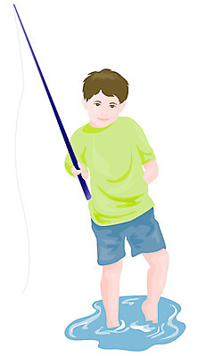 EPS 남자 어린이 스포츠 일러스트 레저 낚시 휴가 휴식 한명 사람 취미 야외 레포츠 레저생활 남자만 남자한명만 어린이만 소년만 소년한명만 국내일러스트 1 컨셉 파일형식 벡터