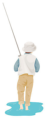 EPS 남자 어린이 스포츠 일러스트 레저 낚시 휴가 휴식 한명 사람 취미 야외 레포츠 레저생활 남자만 남자한명만 어린이만 소년만 소년한명만 국내일러스트 1 컨셉 파일형식 벡터