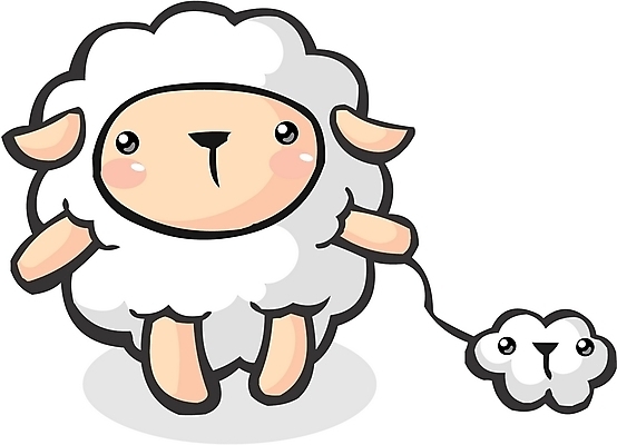 EPS 클립아트 동물 척추동물 캐릭터 육지동물 동물캐릭터 일러스트 포유류 애니멀프린트 사람없음 가축 십이지신 양 양캐릭터 양털 일러캐릭터 파일형식 벡터