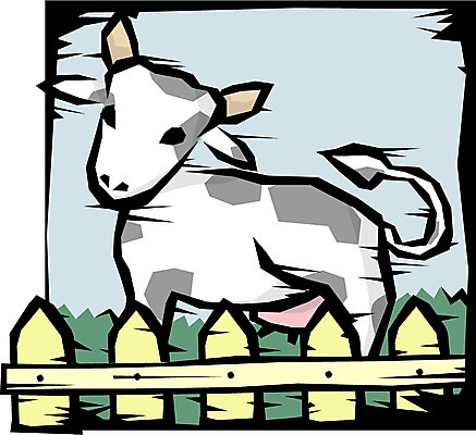 EPS 클립아트 동물 척추동물 한마리 육지동물 일러스트 포유류 초원 사람없음 야외 울타리 농장 가축 목장 우유 소 젖소 낙농업 국내일러스트 1 산업 농업 유제품 담장 파일형식 벡터