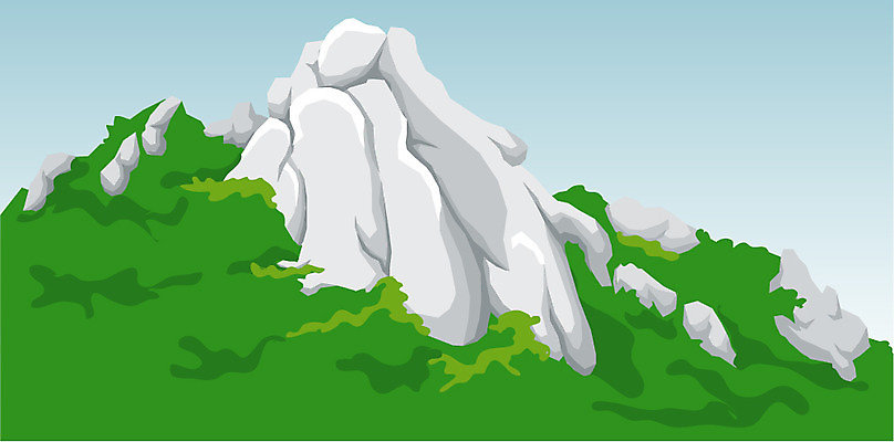 EPS 백그라운드 일러스트 자연현상 자연 산 풍경 사람없음 야외 등산 절벽 돌_바위 바위 돌산 암벽 국내일러스트 트래킹 생태계 파일형식 벡터