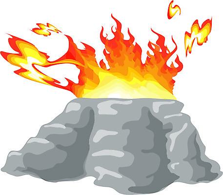 EPS 백그라운드 일러스트 자연현상 자연 불 풍경 사람없음 자연재해 재해 화재 화산 용암 화산폭발 국내일러스트 자연요소 산 폭발 사건 생태계 파일형식 벡터