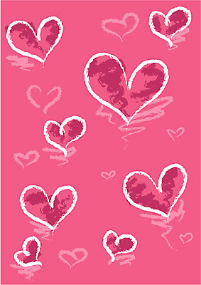 EPS 문양 분홍색 백그라운드 무늬 패턴 일러스트 사람없음 장식 하트 기하학 배경그림 국내일러스트 모양 컬러 파일형식 벡터