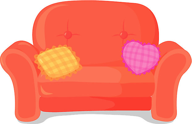 EPS 가구 쿠션 의자 일러스트 사람없음 소파 안락의자 국내일러스트 생활용품 파일형식 벡터