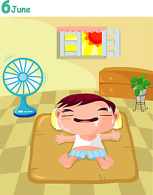 EPS 주간 계절 남자 화분 화초 거실 일러스트 자연 실내 한명 사람 여름 달력 선풍기 더위 6월 낮잠 하지 남자만 남자한명만 국내일러스트 자연요소 식물 1 날씨 내부 가전제품 잠 날짜 절기 생태계 파일형식 벡터