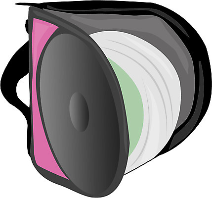 EPS 잡화 가방 일러스트 사람없음 휴대용 오브젝트 CD케이스 국내일러스트 파일형식 벡터