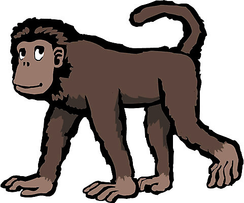 EPS 클립아트 동물 척추동물 한마리 육지동물 야생동물 일러스트 포유류 사람없음 원숭이 고릴라 오랑우탄 국내일러스트 1 파일형식 벡터