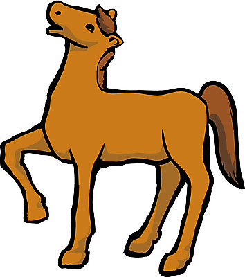 EPS 클립아트 동물 척추동물 한마리 육지동물 야생동물 일러스트 포유류 사람없음 말_동물 조랑말 망아지 국내일러스트 1 새끼 파일형식 벡터