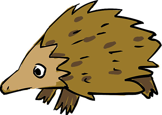 EPS 클립아트 동물 척추동물 캐릭터 한마리 육지동물 야생동물 일러스트 포유류 사람없음 가시 고슴도치캐릭터 일러캐릭터 1 동물캐릭터 고슴도치 파일형식 벡터