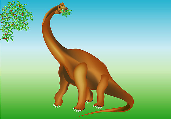 EPS 클립아트 나무 식물 동물 척추동물 일러스트 파충류 초식동물 나뭇잎 뼈 사람없음 공룡 화석 브라키오사우루스 국내일러스트 브론토사우루스 잎 파일형식 벡터