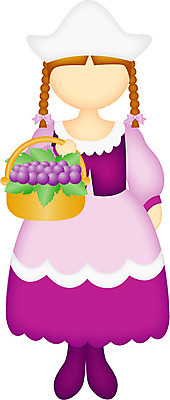 EPS 클립아트 외국인 식물 백인 여자 유럽 초등학생 어린이 외국문화 과일 일러스트 포도 한명 사람 인종 소녀 바구니 포도송이 네덜란드문화 여자만 여자한명만 어린이만 소녀만 소녀한명만 국내일러스트 서양인 1 학생 나라 문화 유럽문화 파일형식 벡터