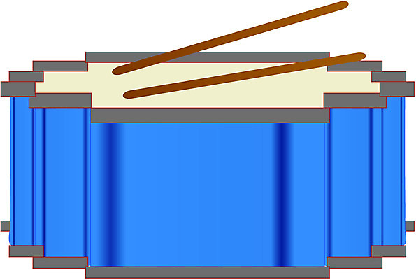 EPS 문화 예술 악기 음악 연주 일러스트 타악기 사람없음 북 드럼 작은북 국내일러스트 문화예술 파일형식 벡터