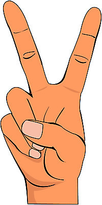 EPS 클립아트 손 신체 일러스트 손가락 손바닥 사람 신체부위 브이 국내일러스트 가위손 손짓 파일형식 벡터