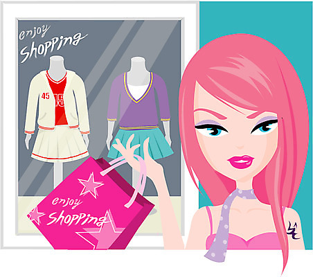 EPS 라이프스타일 웰빙 옷 여자 패션 일러스트 한명 사람 20대 성인 쇼핑 쇼핑백 상점 마네킹 쇼윈도 옷가게 의류샵 여자만 여자한명만 성인여자만 청년만 청년여자만 성인한명만 청년여자한명만 성인여자한명만 성인만 국내일러스트 1 가방 청년 생활 전시 파일형식 벡터