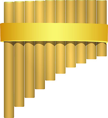 EPS 문화 예술 악기 음악 연주 일러스트 관악기 사람없음 오브젝트 서양악기 피리 팬플루트 국내일러스트 문화예술 목관악기 파일형식 벡터