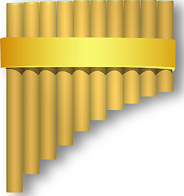 EPS 문화 예술 악기 음악 연주 일러스트 관악기 사람없음 오브젝트 서양악기 피리 팬플루트 국내일러스트 문화예술 목관악기 파일형식 벡터