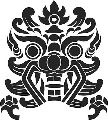 EPS 클립아트 한국문화 한국전통 문양 무늬 패턴 일러스트 사람없음 전통문양 유령 도깨비 공상 도깨비문양 국내일러스트 동양문화 전통 한국 파일형식 벡터