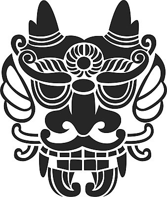 EPS 클립아트 한국문화 한국전통 문양 무늬 패턴 일러스트 사람없음 전통문양 유령 도깨비 공상 도깨비문양 국내일러스트 동양문화 전통 한국 파일형식 벡터