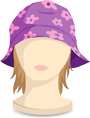 EPS 모자 패션 얼굴 꽃무늬 일러스트 사람없음 신체부위 쇼핑 머리 전시 마네킹 패션용품 국내일러스트 잡화 꽃 무늬 사람 오브젝트 파일형식 벡터
