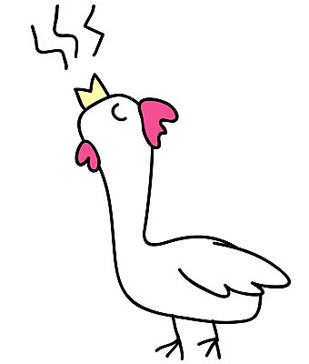 EPS 클립아트 동물 척추동물 일러스트 조류 사람없음 닭 수컷 수탉 국내일러스트 파일형식 벡터