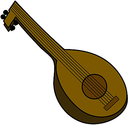 EPS 문화 예술 악기 음악 연주 일러스트 현악기 사람없음 기타 류트 국내일러스트 문화예술 파일형식 벡터