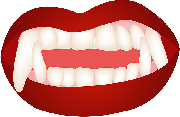 EPS 일러스트 사람 신체부위 입 치아 입술 공상 송곳니 흡혈귀 드라큘라 어금니 가상인물 국내일러스트 상상 소화기관 파일형식 벡터